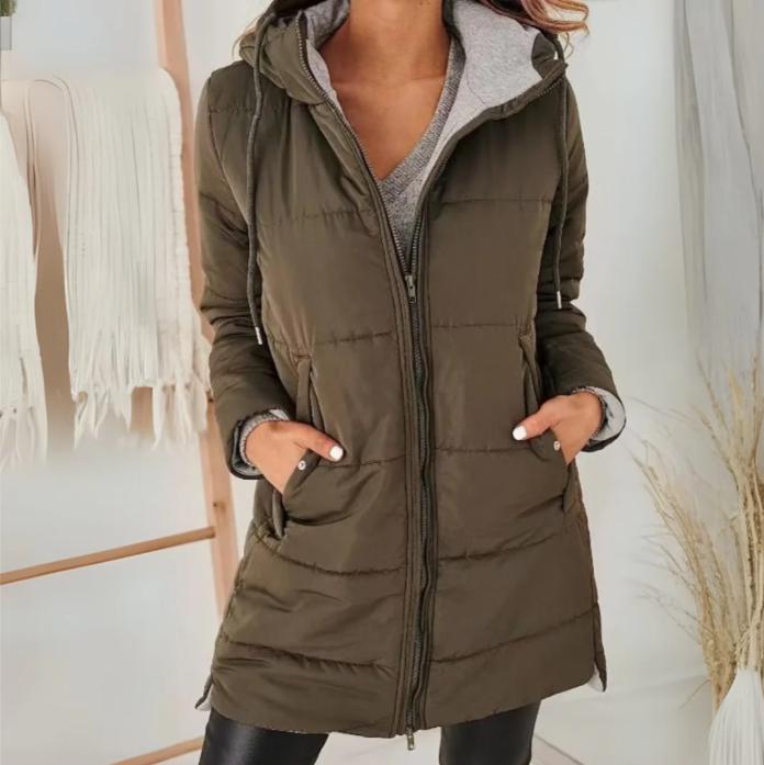 YILA™ - Casual Kurtka Puchowa z Kapturem