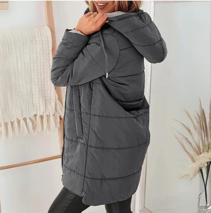 YILA™ - Casual Kurtka Puchowa z Kapturem