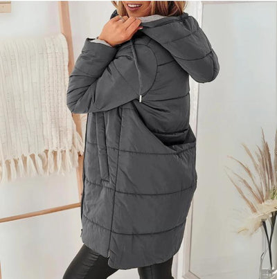 YILA™ - Casual Kurtka Puchowa z Kapturem