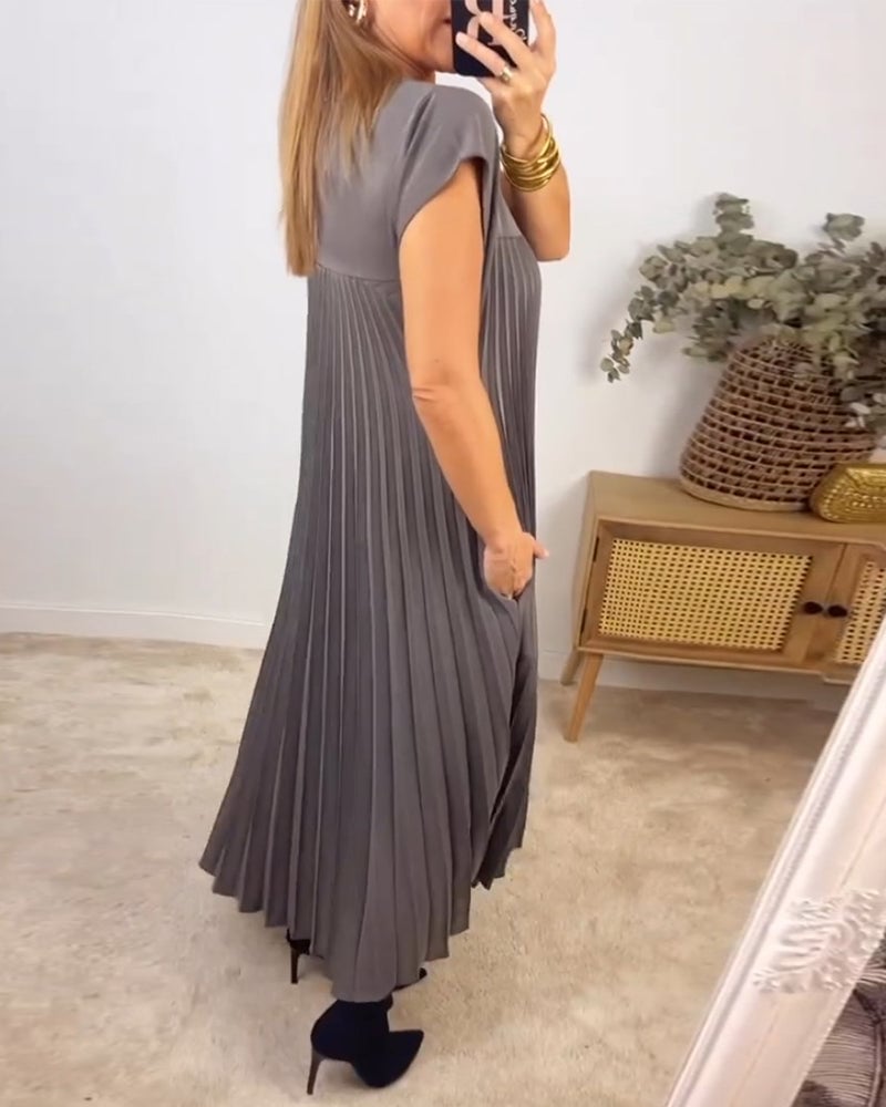 Sorrel - Elegancka Spódnica Maxi z Plisowaniem