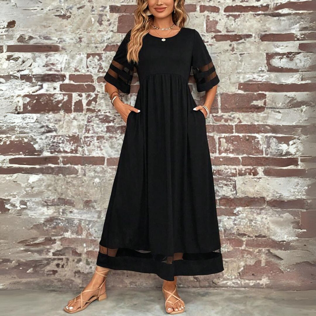 Freya - Letnia Sukienka w Stylu Vintage z Siatki