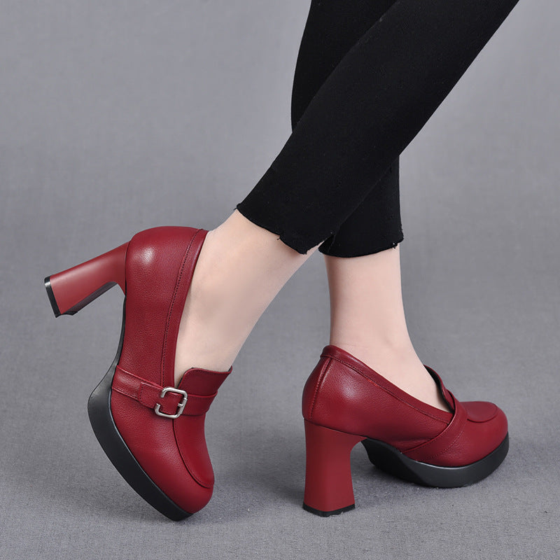 Vanessa | Niskie Czółenka w Stylu Loafer