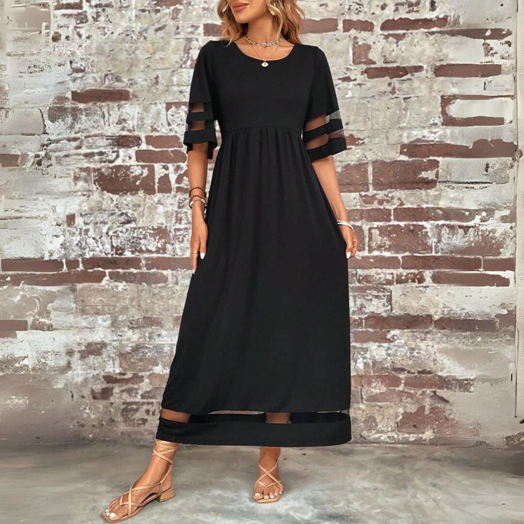 Freya - Letnia Sukienka w Stylu Vintage z Siatki