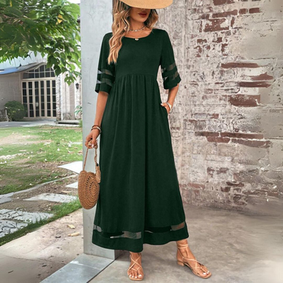 Freya - Letnia Sukienka w Stylu Vintage z Siatki