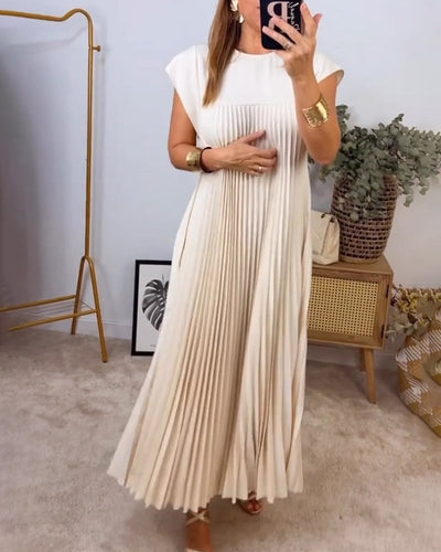 Sorrel - Elegancka Spódnica Maxi z Plisowaniem