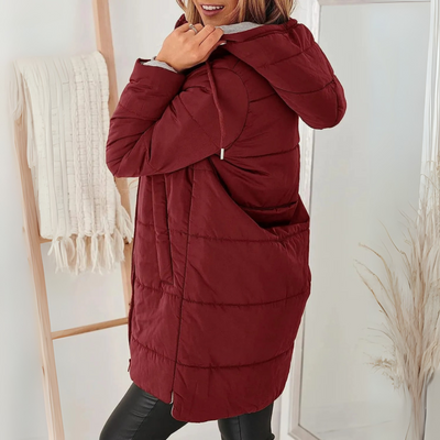 YILA™ - Casual Kurtka Puchowa z Kapturem