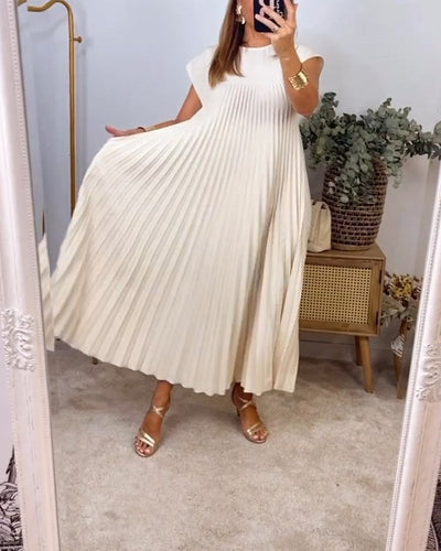 Sorrel - Elegancka Spódnica Maxi z Plisowaniem