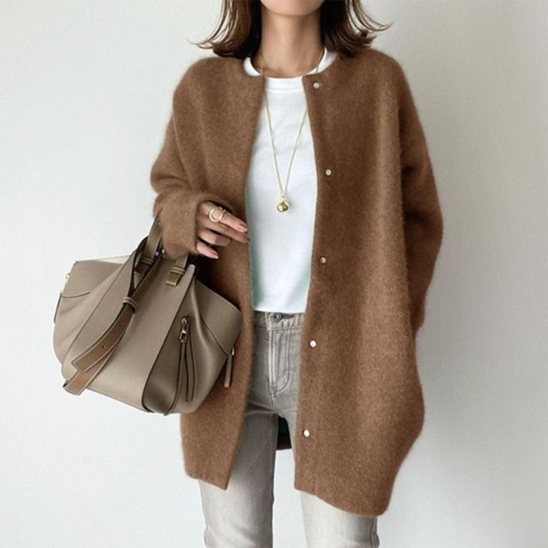 Chloé™ - Elegancki Kardigan z Kaszmiru