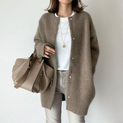 Chloé™ - Elegancki Kardigan z Kaszmiru