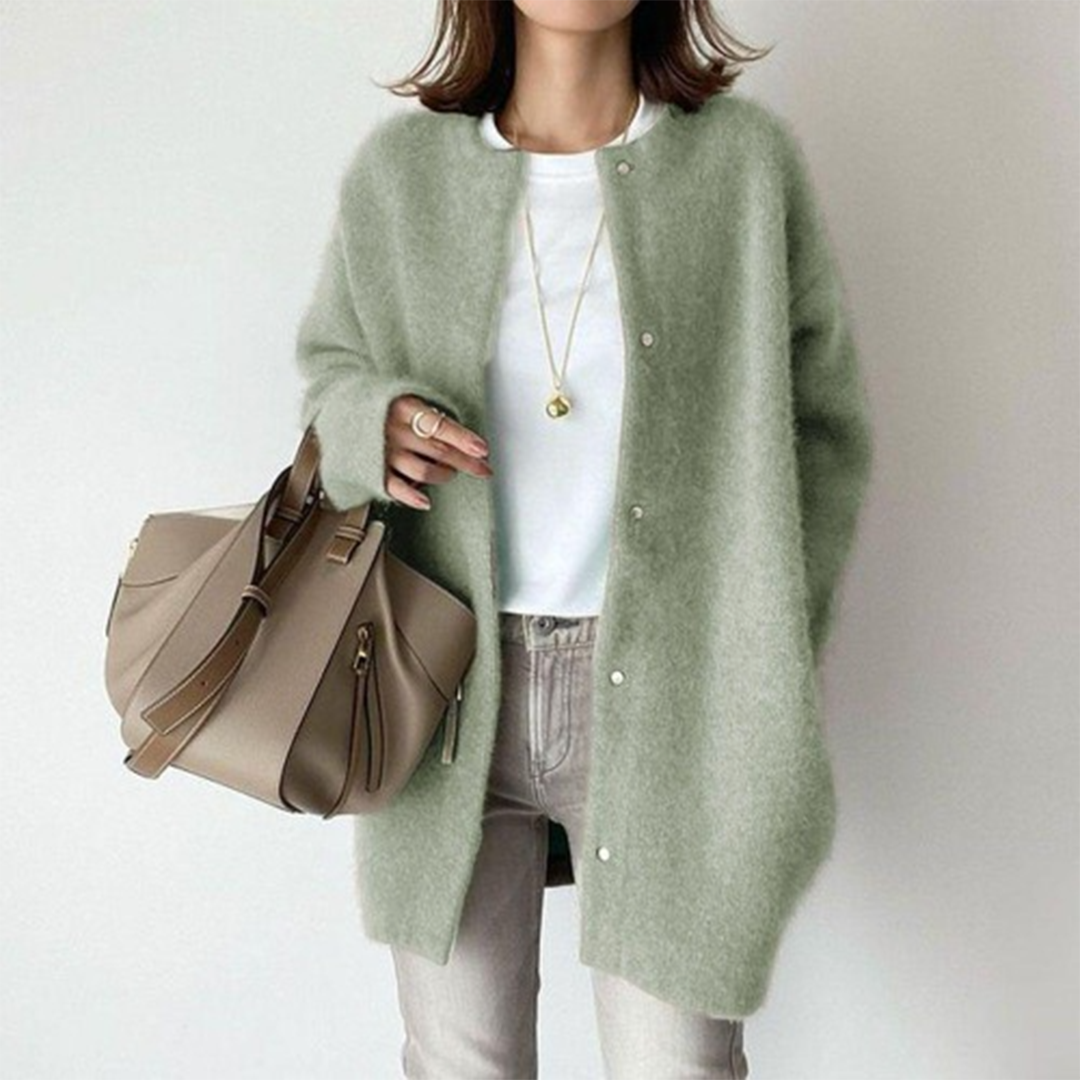 Chloé™ - Elegancki Kardigan z Kaszmiru