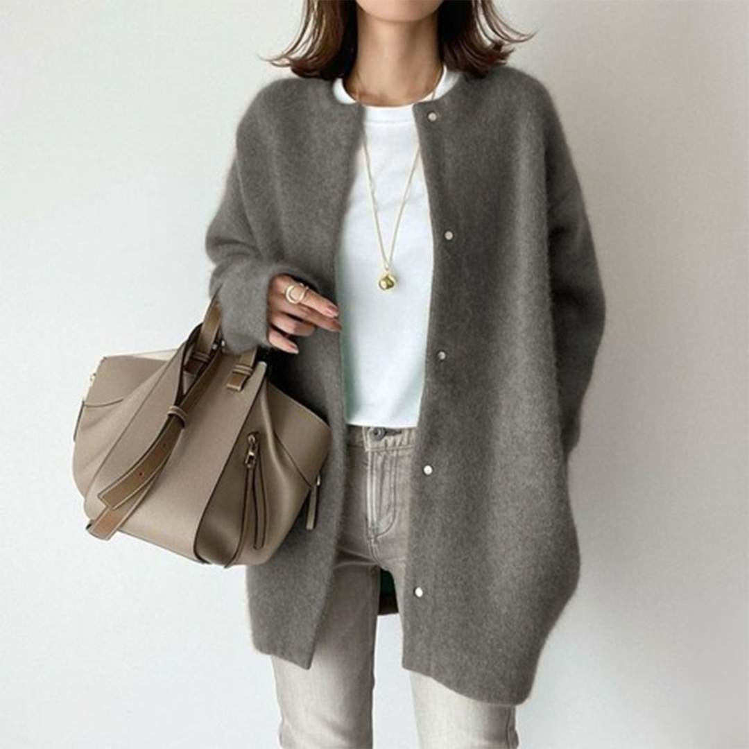 Chloé™ - Elegancki Kardigan z Kaszmiru