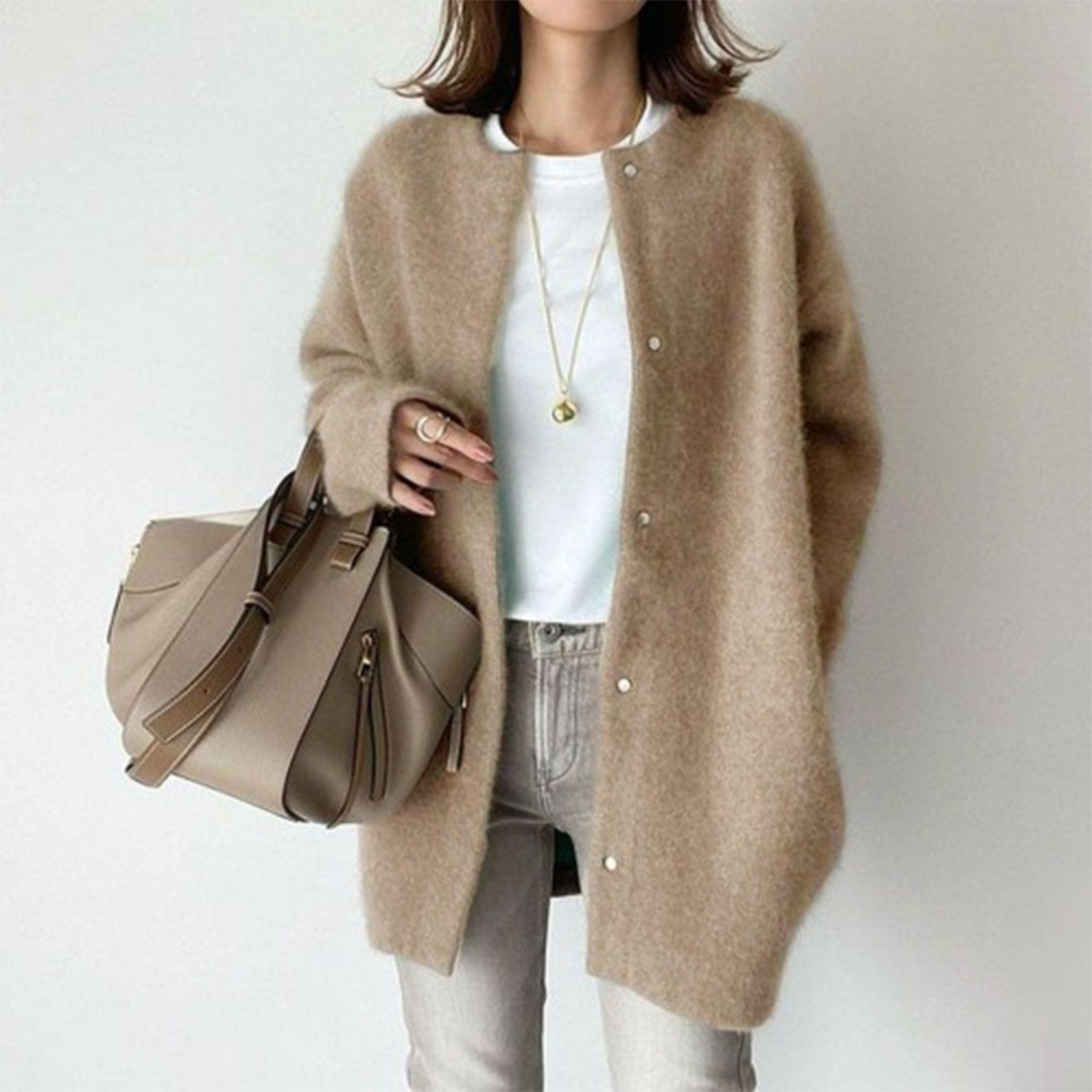 Chloé™ - Elegancki Kardigan z Kaszmiru