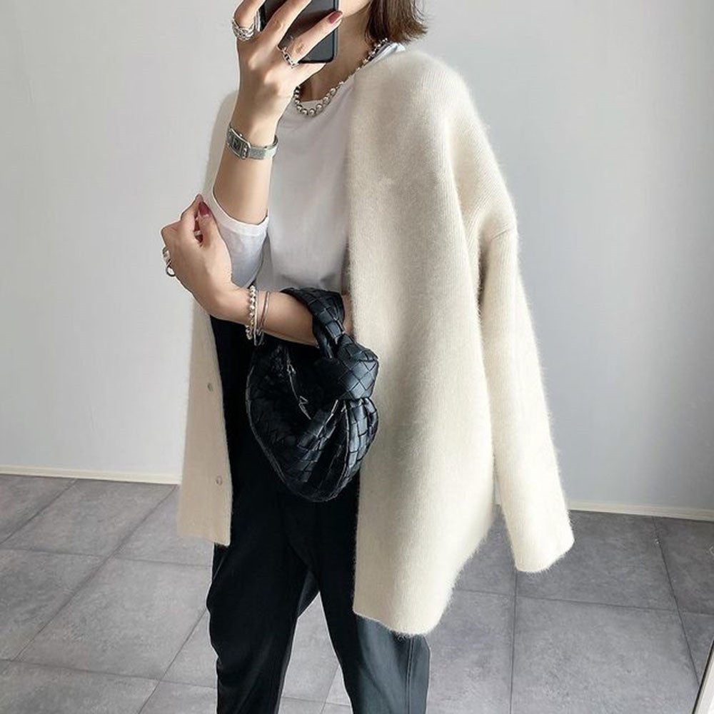 Chloé™ - Elegancki Kardigan z Kaszmiru