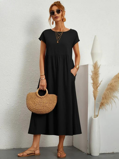 Marcia | Letnia sukienka z tkaniny premium w stylu Floating