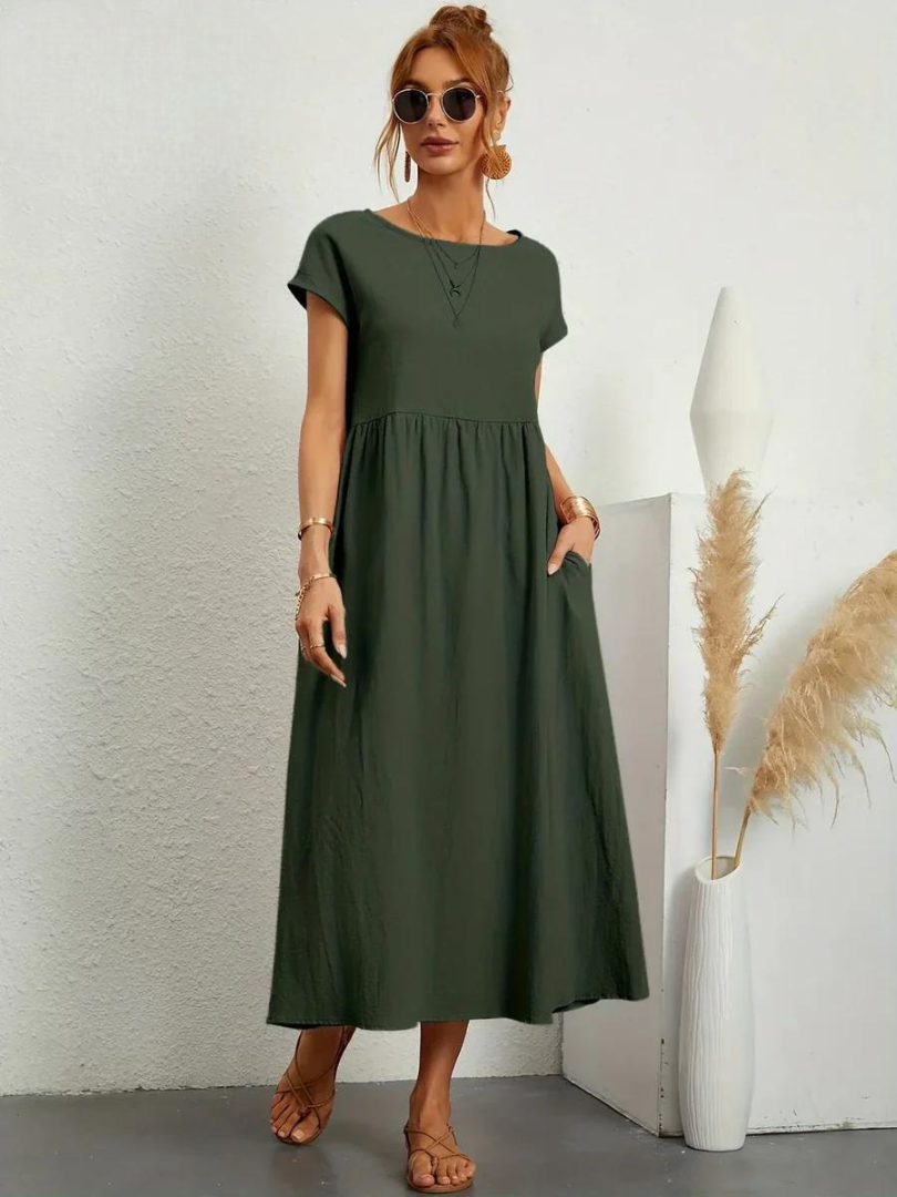 Marcia | Letnia sukienka z tkaniny premium w stylu Floating