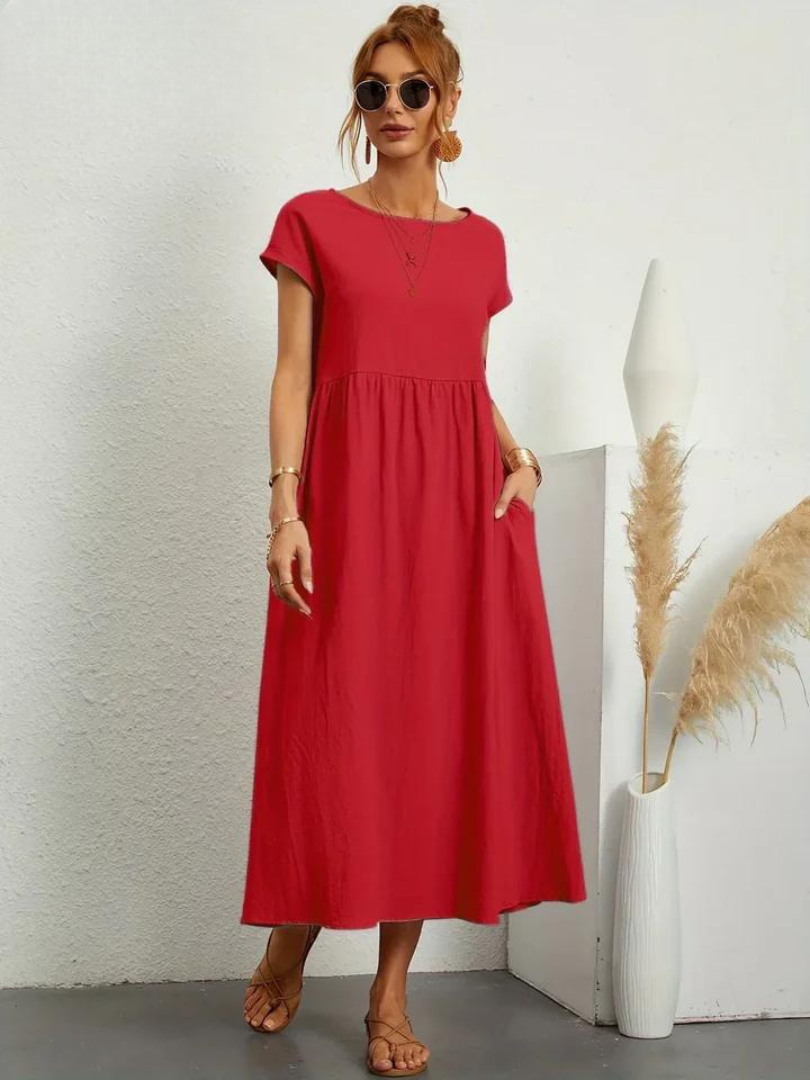 Marcia | Letnia sukienka z tkaniny premium w stylu Floating