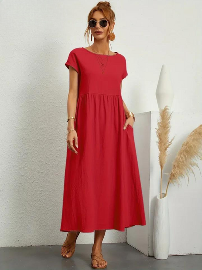 Marcia | Letnia sukienka z tkaniny premium w stylu Floating