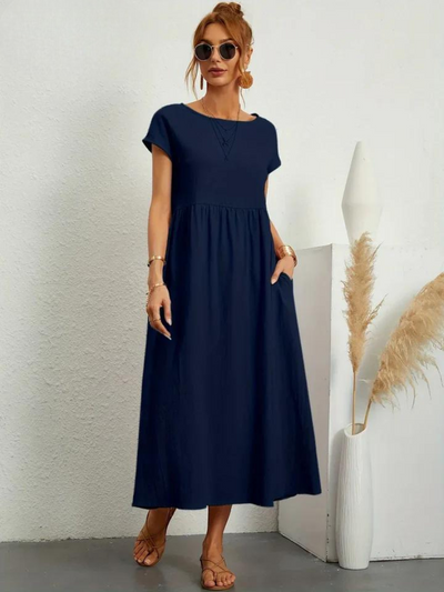 Marcia | Letnia sukienka z tkaniny premium w stylu Floating