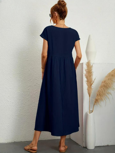 Marcia | Letnia sukienka z tkaniny premium w stylu Floating