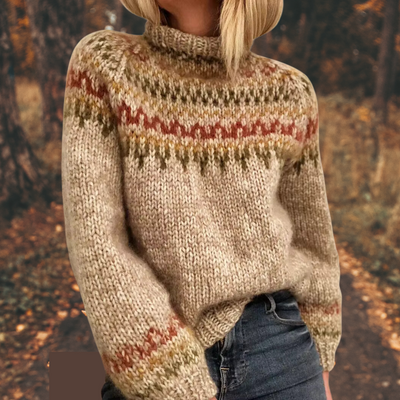 Astrid™ | Damski Nordic Sweter