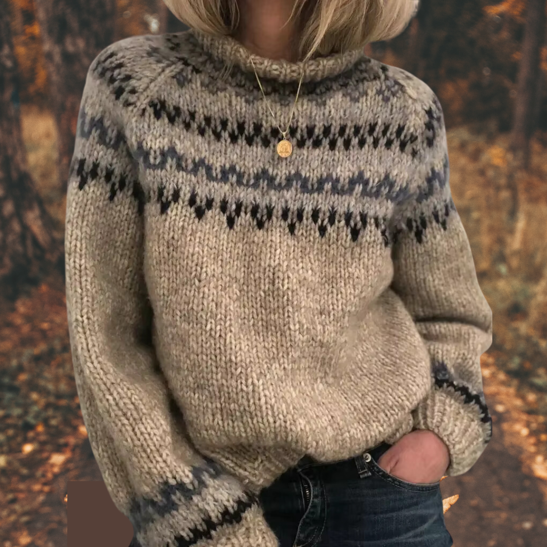 Astrid™ | Damski Nordic Sweter