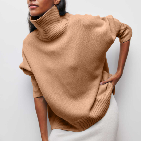 Avery™ - Sweter z wysokim kołnierzem