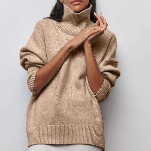 Avery™ - Sweter z wysokim kołnierzem