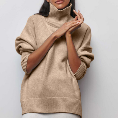 Avery™ - Sweter z wysokim kołnierzem