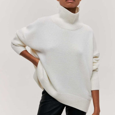 Avery™ - Sweter z wysokim kołnierzem