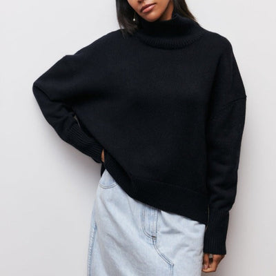 Avery™ - Sweter z wysokim kołnierzem