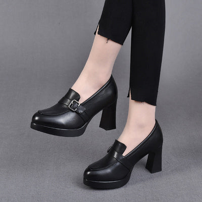 Vanessa | Niskie Czółenka w Stylu Loafer