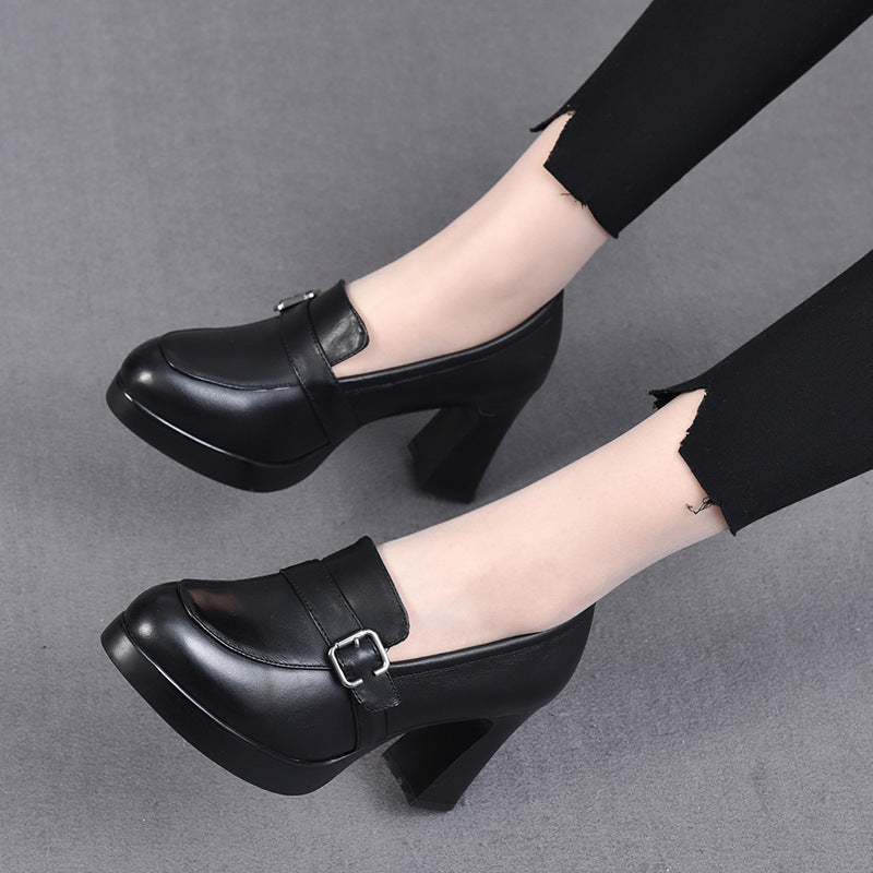 Vanessa | Niskie Czółenka w Stylu Loafer