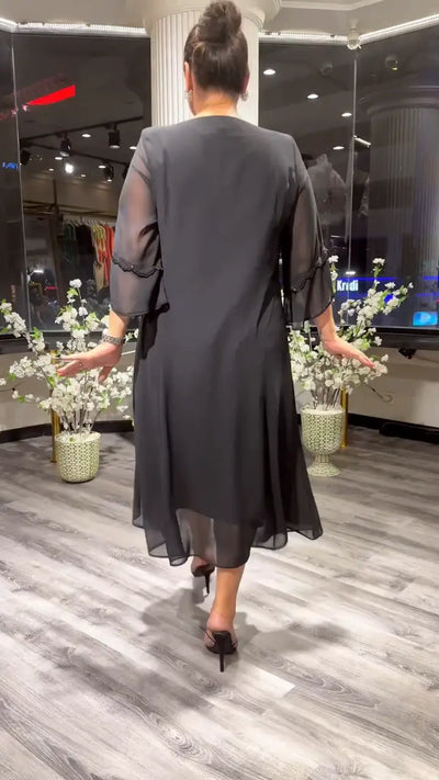 Marzenna | Sukienka midi – Szept Elegancji