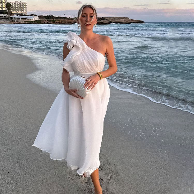 Bellamy - Elegancka Letnia Sukienka w Stylu Boho