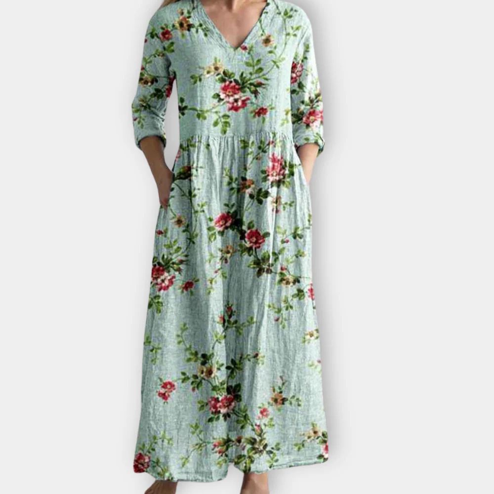 Thalia - Zwiewna Sukienka Boho Maxi