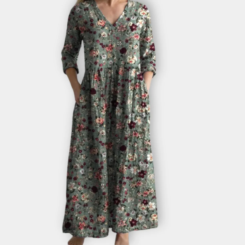 Georgina - Boho Maxi Dress z Ocean Breeze