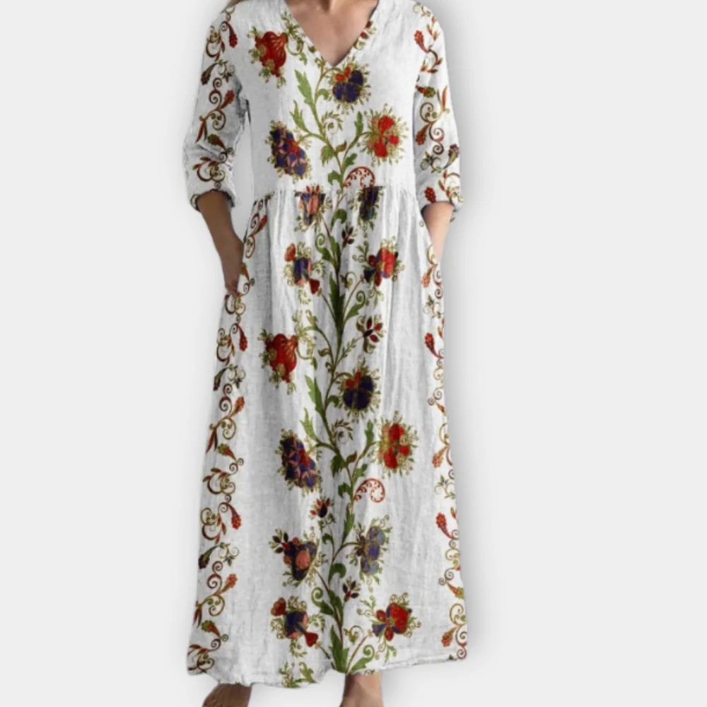 Evangeline - Beztroska Chic Boho Sukienka Letnia